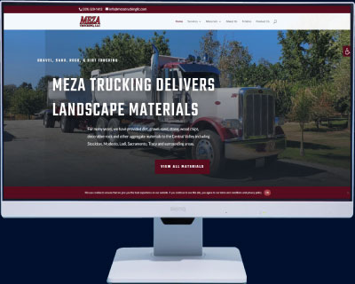 Web development for trucking company